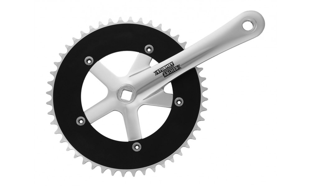 Priekšējie zobratu bloķs Sturmey-Archer 170mm 1-speed silver 