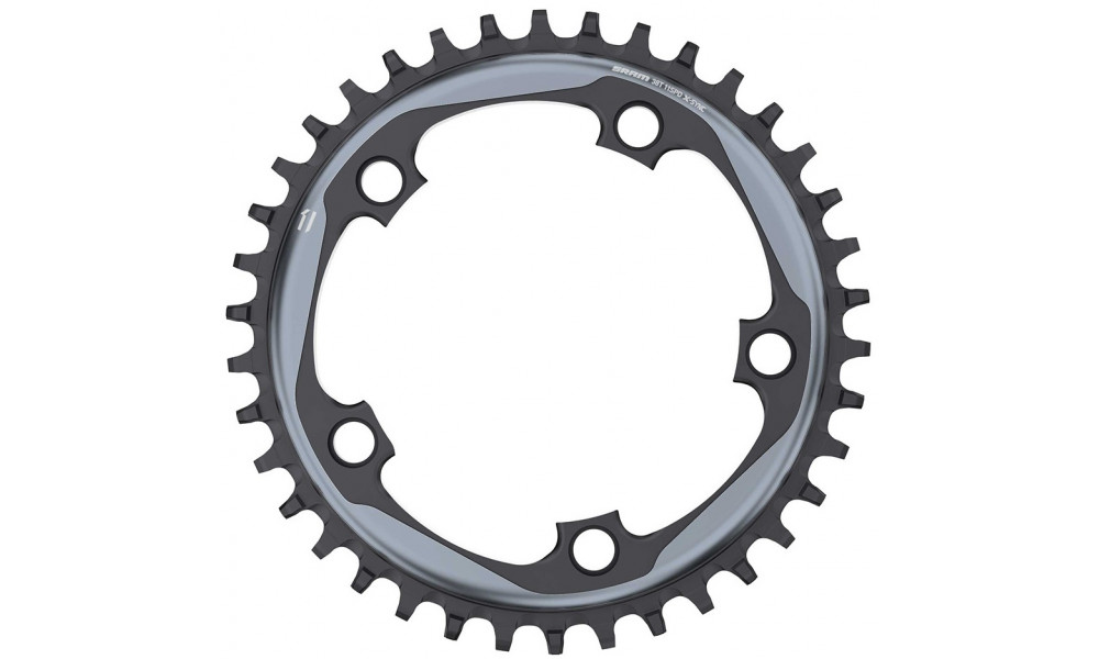 Priekšējā ķēdes riteņa SRAM Force 1/Rival 1/CX 1 X-Sync 110mm alu 11-speed 38T grey 