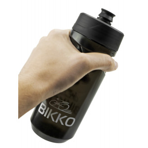 Pudele BIKKO 600ml clear black