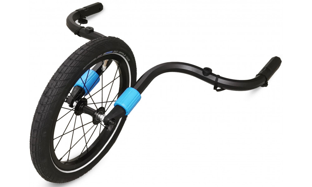Atbalsta riteņu komplekts Cube Jogger for Kids Trailer Double CMPT black - 2