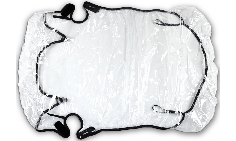 Pārsegs no lietus Cube for Kids Trailer Double CMPT transparent - 1