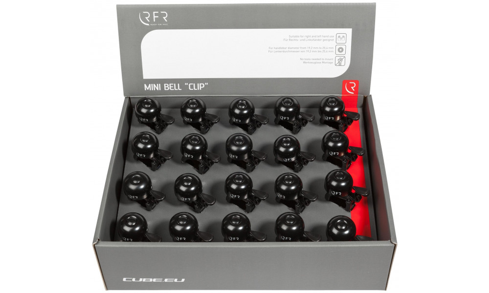 Zvans RFR Clip black box (20 pcs.) - 4