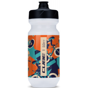 Pudele Cube Flow 500 blue'n'orange