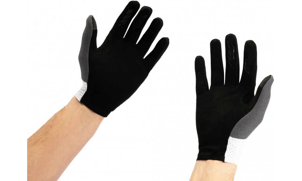 Velo cimdi Cube Race Long white - 2