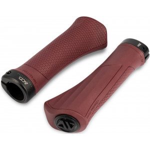 Stūres rokturi ACID Hybrid Tour 142mm Lock-on dark red