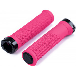 Stūres rokturi ACID Icon Pro 140mm Lock-on neon pink