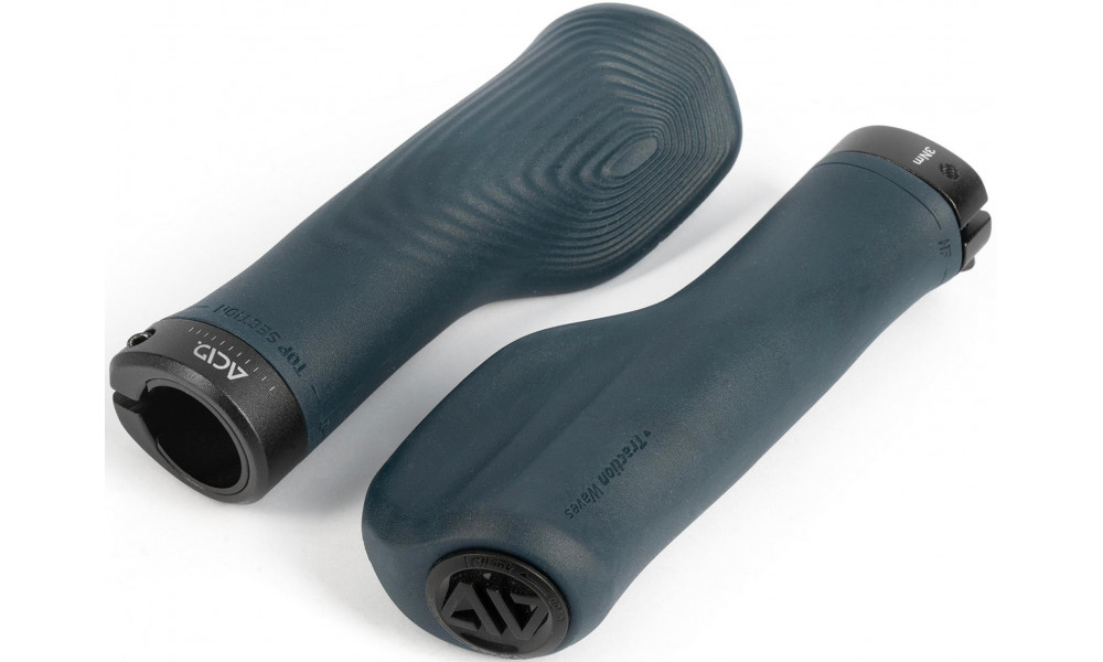 Stūres rokturi ACID Travel Lock-on dark blue - 4