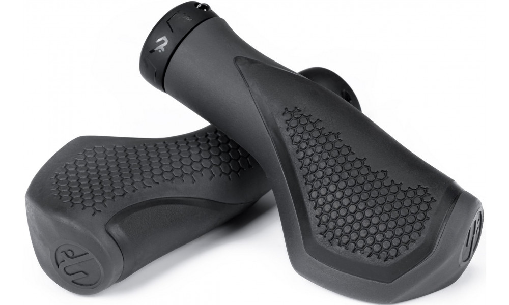 Stūres rokturi Natural Fit Comfort Lock-on black'n'grey - 1