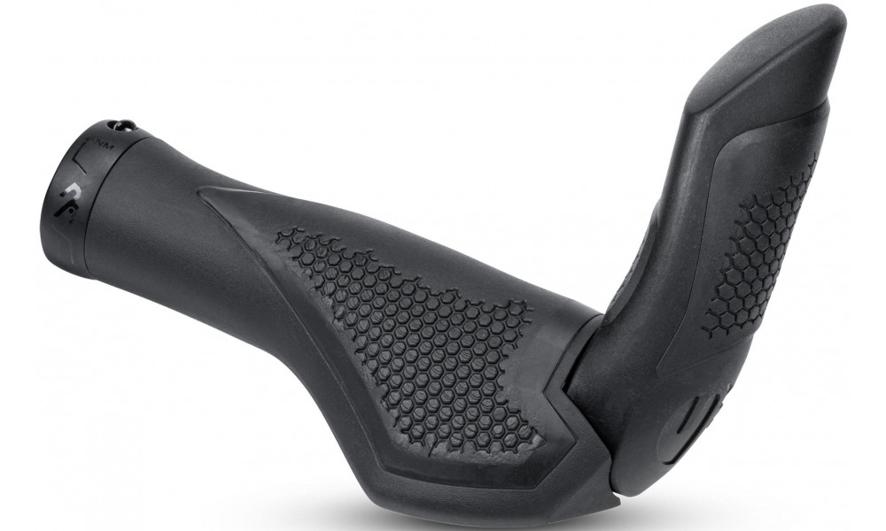 Stūres rokturi Natural Fit Comfort Lock-on with bar ends black - 2