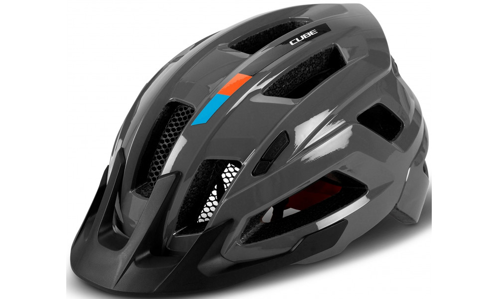 Velo ķivere Cube STEEP X Actionteam grey'n'orange - 1