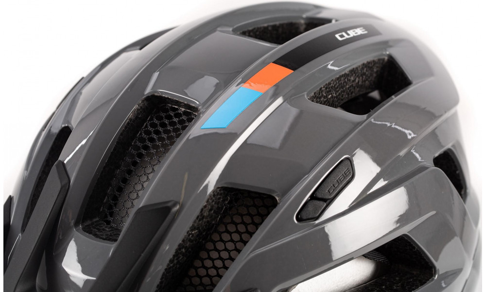Velo ķivere Cube STEEP X Actionteam grey'n'orange - 4
