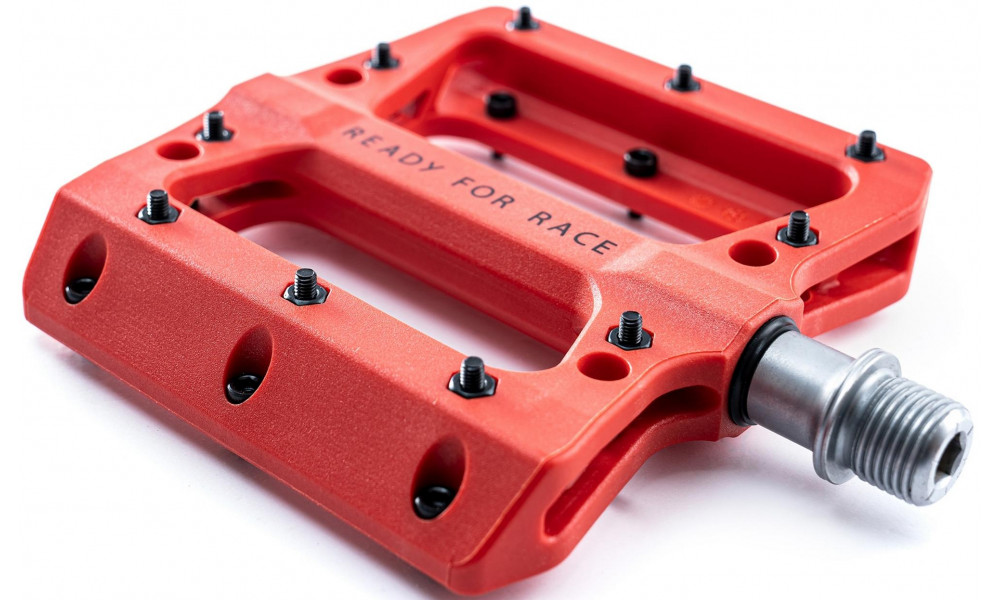 Pedāļi RFR Flat ETP plastic red - 2