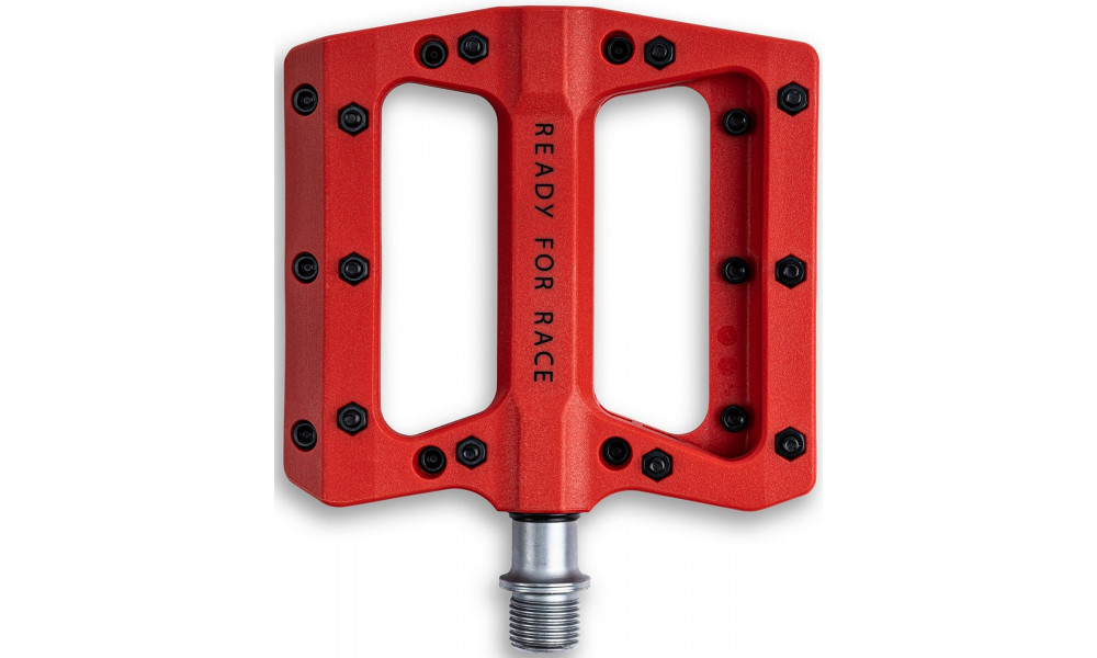 Pedāļi RFR Flat ETP plastic red - 3