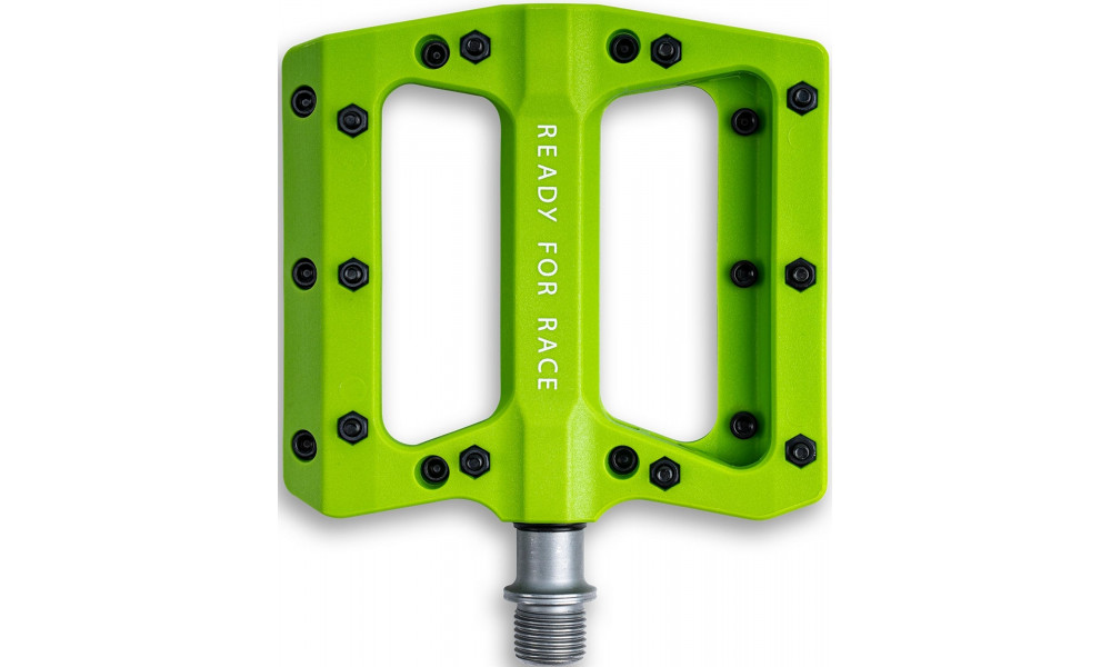 Pedāļi RFR Flat ETP plastic green - 3