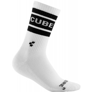 Zeķes Cube High After Race white'n'black