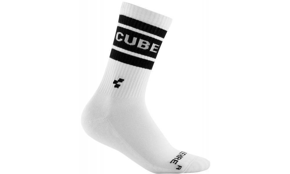 Zeķes Cube High After Race white'n'black 