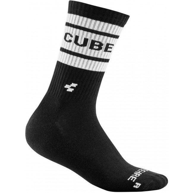 Zeķes Cube High After Race black'n'white