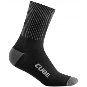 Zeķes Cube High Be Warm black'n'grey