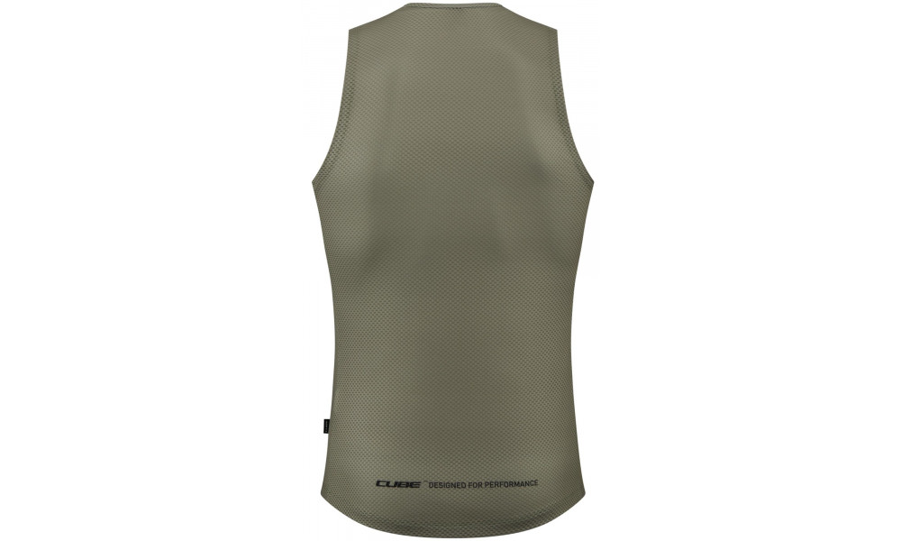 Apakškrekls Cube Mesh Sleeveless olive - 3