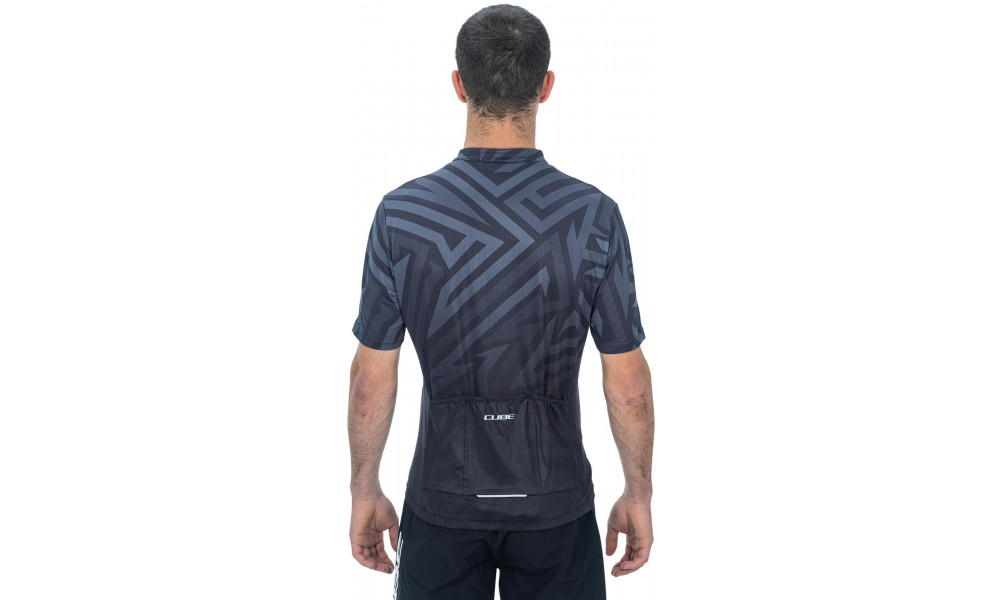 Velos krekls Cube MTB CMPT S/S Full Zip black'n'grey - 4