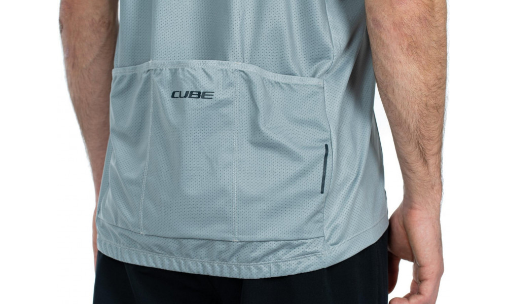 Velos krekls Cube MTB CMPT S/S Half Zip grey - 3