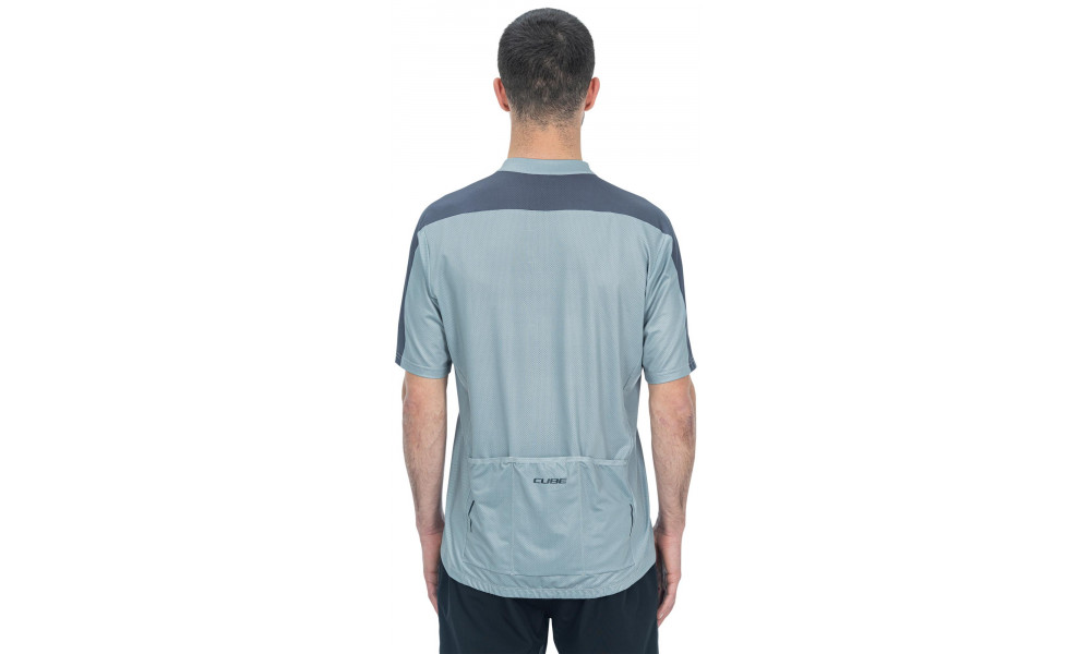 Velos krekls Cube MTB CMPT S/S Half Zip grey - 4