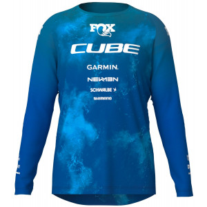 Velos krekls Cube Rookie x Actionteam MTB L/S blue'n'green