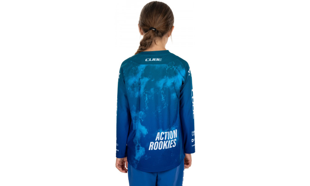 Velos krekls Cube Rookie x Actionteam MTB L/S blue'n'green - 2