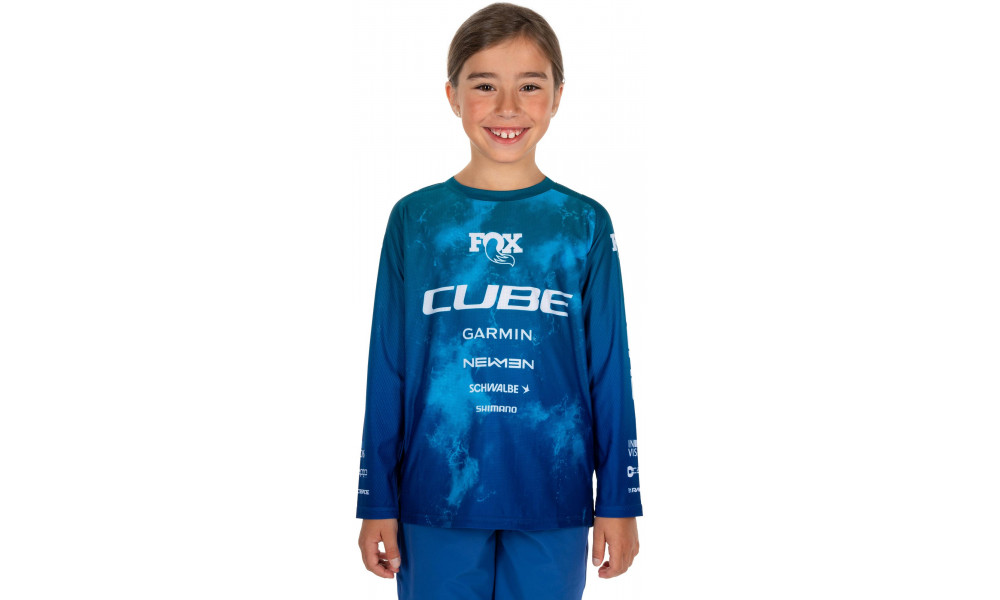 Velos krekls Cube Rookie x Actionteam MTB L/S blue'n'green - 3