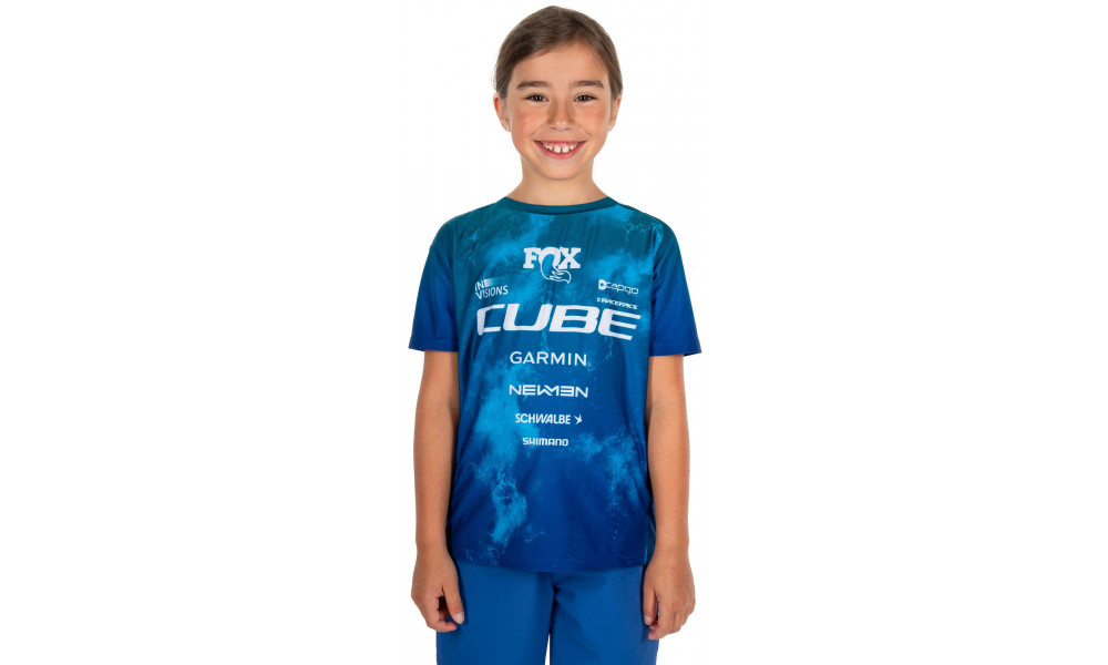 Velos krekls Cube Rookie x Actionteam MTB S/S blue'n'green - 3