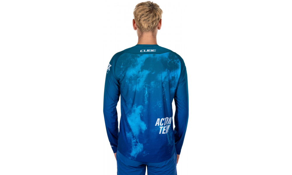 Velos krekls Cube X Actionteam MTB L/S blue'n'green - 5