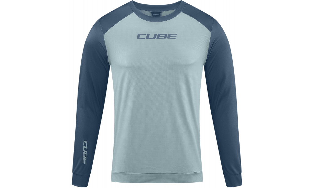 Velos krekls Cube Round MTB L/S grey'n'anthracite - 1
