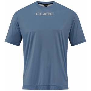Velos krekls Cube Round TECH MTB S/S smoke blue