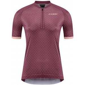 Velos krekls Cube MTB WS S/S Half Zip berry
