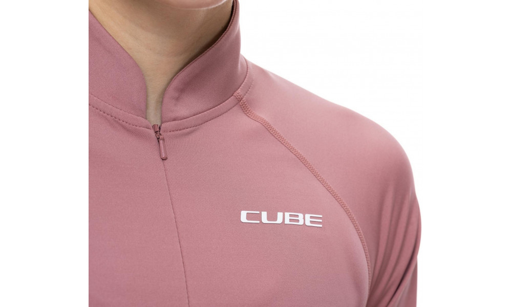 Velos krekls Cube MTB WS L/S Half Zip rose - 5
