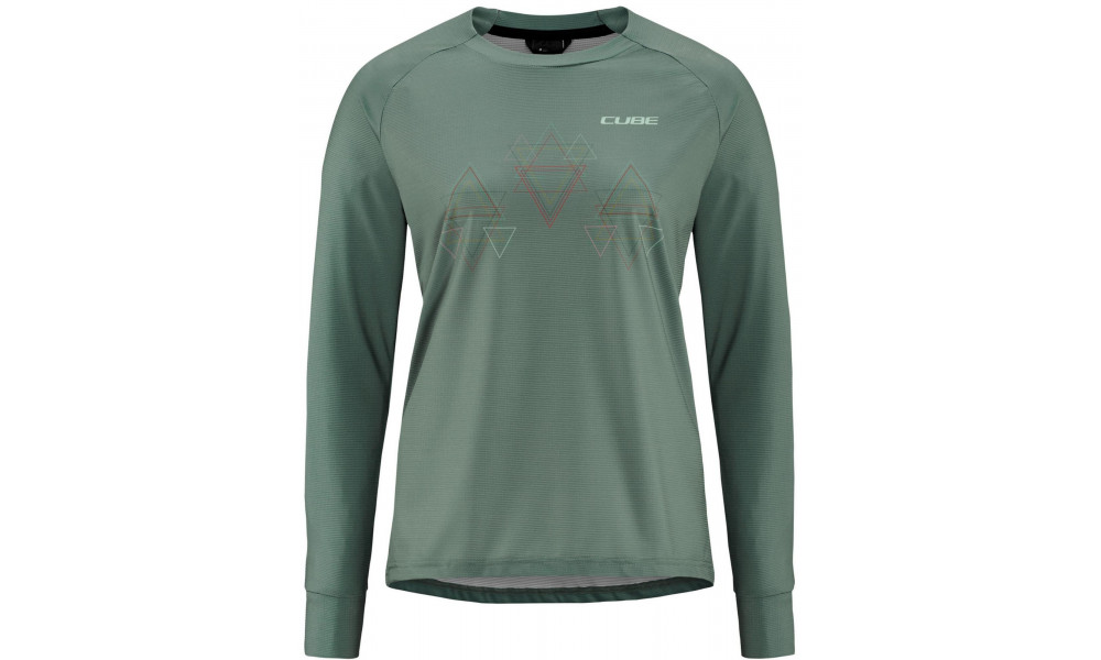 Velos krekls Cube Round MTB WS L/S green - 1
