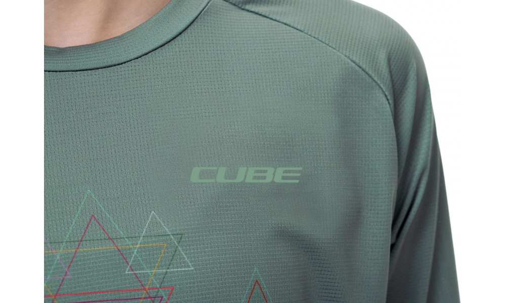 Velos krekls Cube Round MTB WS L/S green - 2