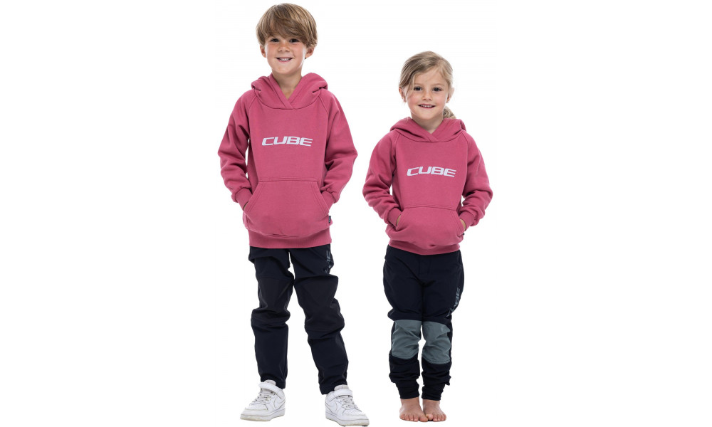 Džemperis ar kapuci Cube Organic Rookie light pink - 2