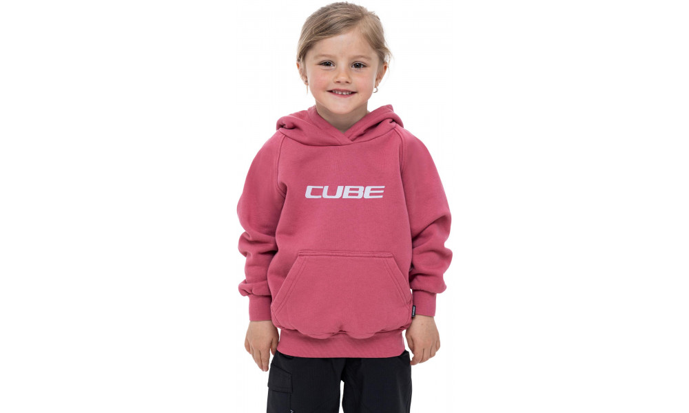 Džemperis ar kapuci Cube Organic Rookie light pink - 4