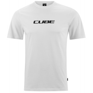 T-krekls Cube Organic Classic Logo white'n'black