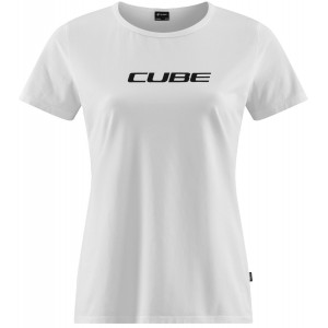 T-krekls Cube Organic WS Classic Logo white