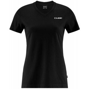 T-krekls Cube Organic WS V-Neck black
