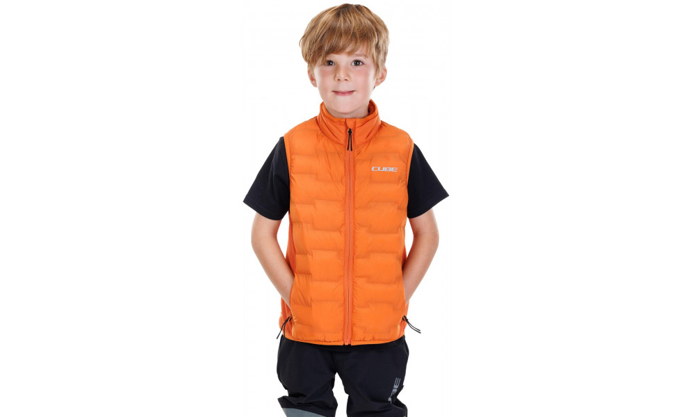 Velo veste Cube Padded Rookie orange - 5