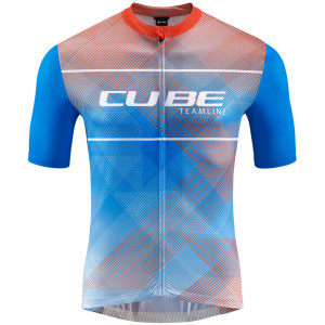 Velos krekls Cube CMPT Road/XC S/S white'n'blue'n'red