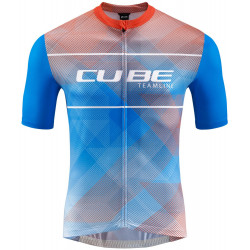Velos krekls Cube CMPT Road/XC S/S white'n'blue'n'red