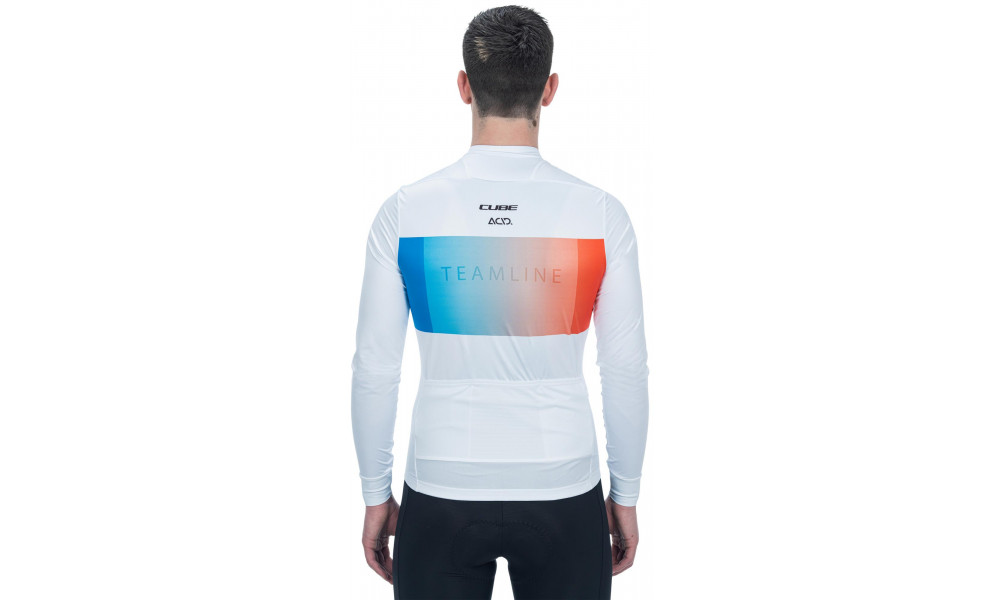 Velos krekls Cube Road/XC L/S white'n'blue'n'red - 4