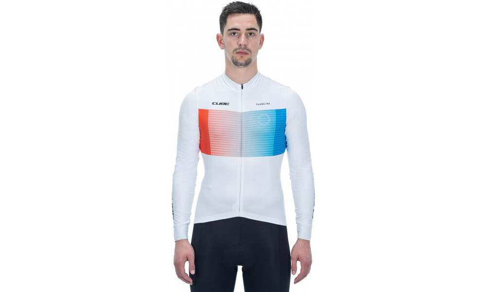 Velos krekls Cube Road/XC L/S white'n'blue'n'red - 5