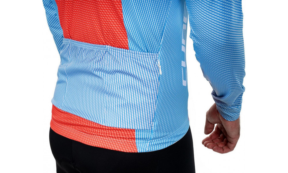 Velos krekls Cube X Factory Racing Road/XC L/S blue'n'orange - 4