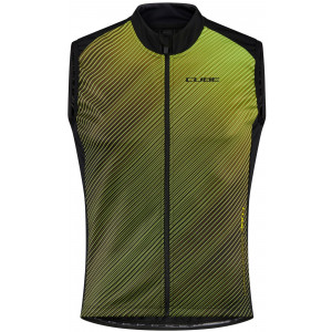 Velo veste Cube Softshell Road/XC Safety black'n'neon yellow