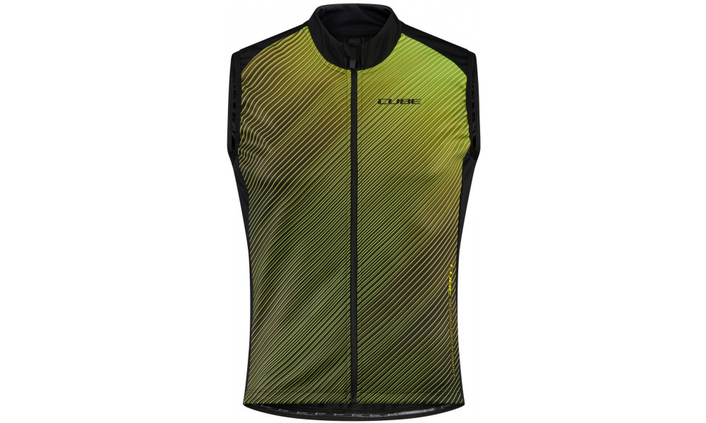 Velo veste Cube Softshell Road/XC Safety black'n'neon yellow - 1